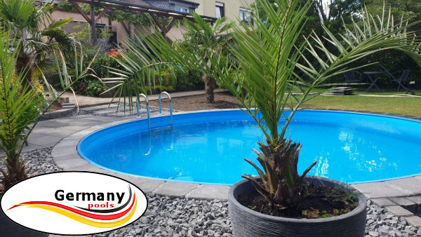 Pools, oval und achtform Stahlwandpool Stahlwandbecken Swimmingpool ohne Betonarbeiten mit Pool.Net einbauen. Pools